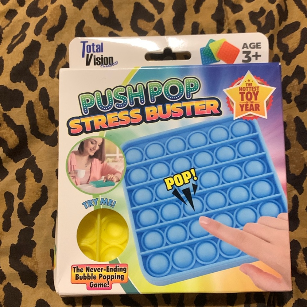 New in box Push Pop Stress Buster Toy all ages